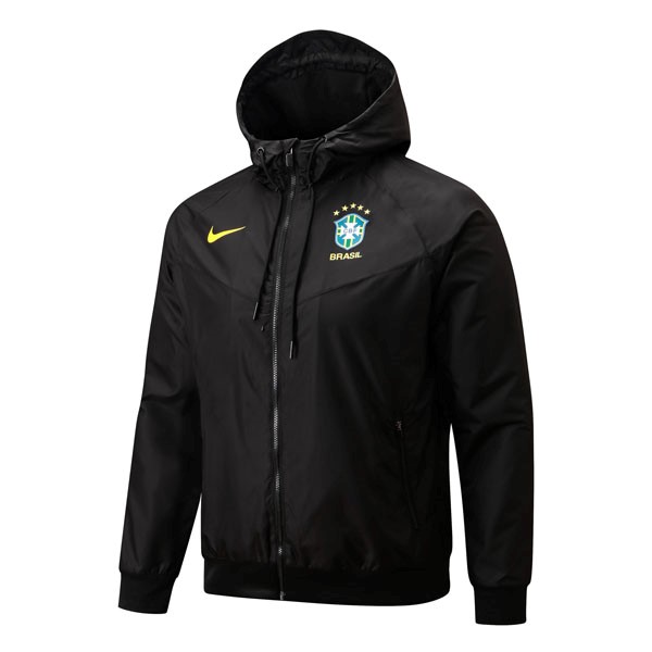 Windjacke Brasilien 2022-23 Schwarz